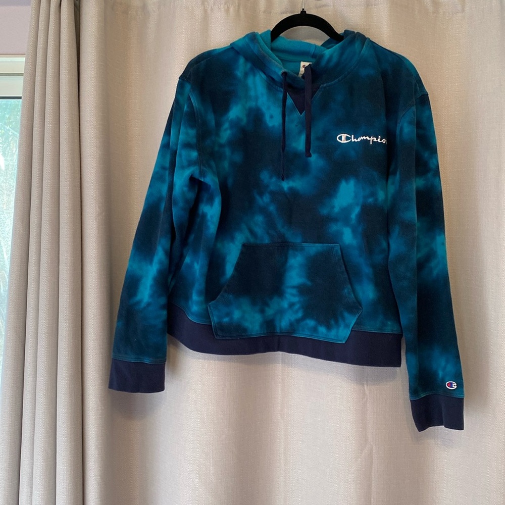 Champion Tie-Dye Hooded Sweatshirt